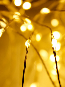 Огонек OG-LDG05 гирлянда LED Белая теплая (3м,2*AA) (УПАКОВКА 10ШТ)